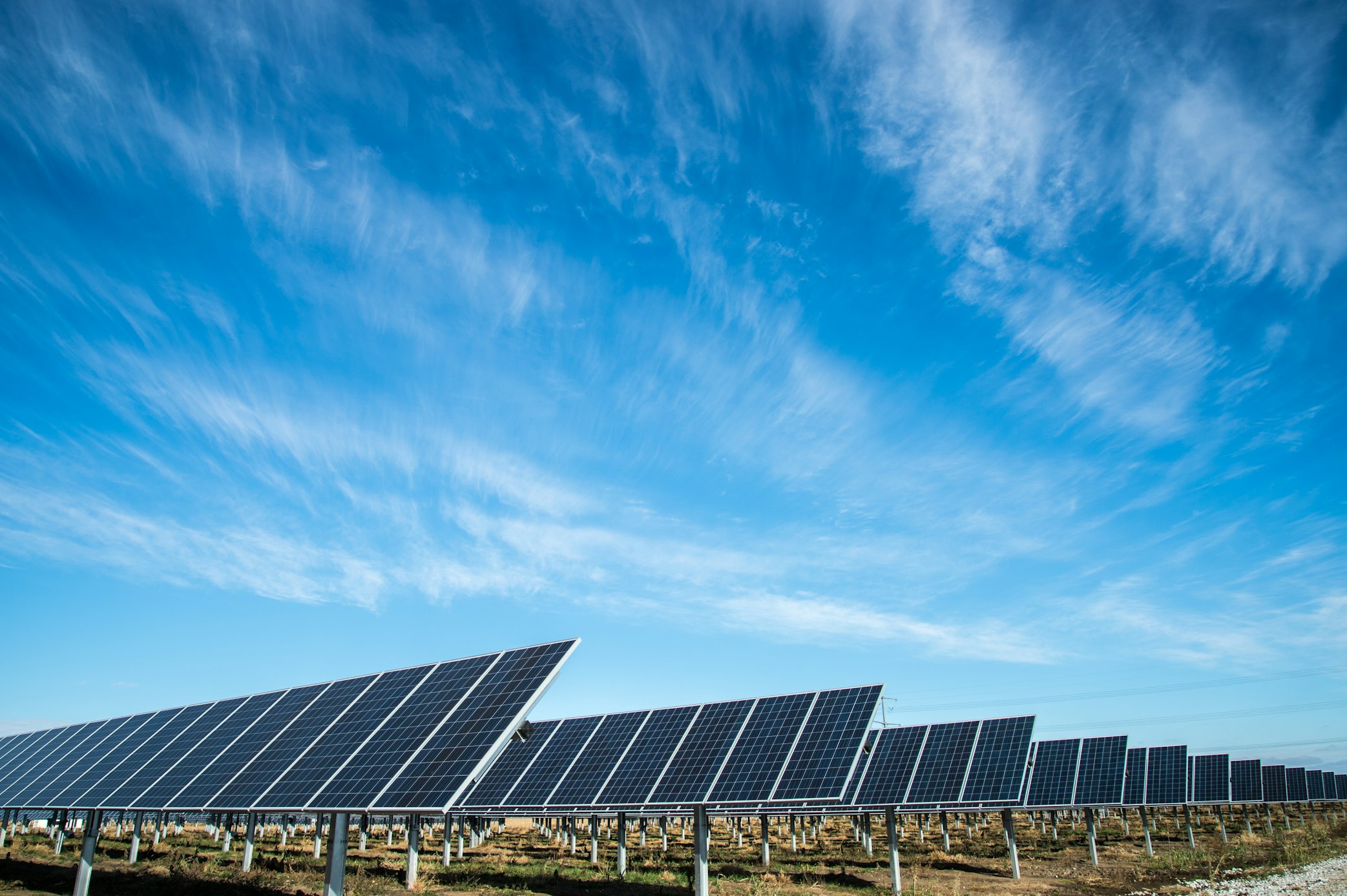 25MW Solar PV facility in Western Cape showing professional solar installation